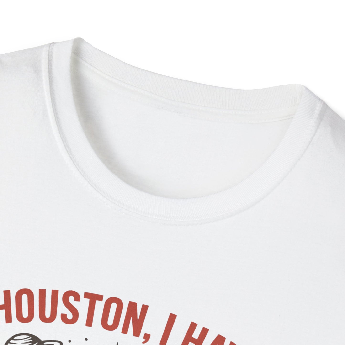 Houston, I Have So Many Problems Cat T-Shirt, Funny Cat Tee, Space Lover Gift, Cute Astronaut Shirt, Unisex Graphic Tee
