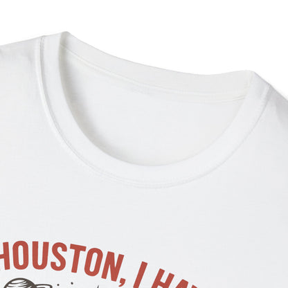 Houston, I Have So Many Problems Cat T-Shirt, Funny Cat Tee, Space Lover Gift, Cute Astronaut Shirt, Unisex Graphic Tee