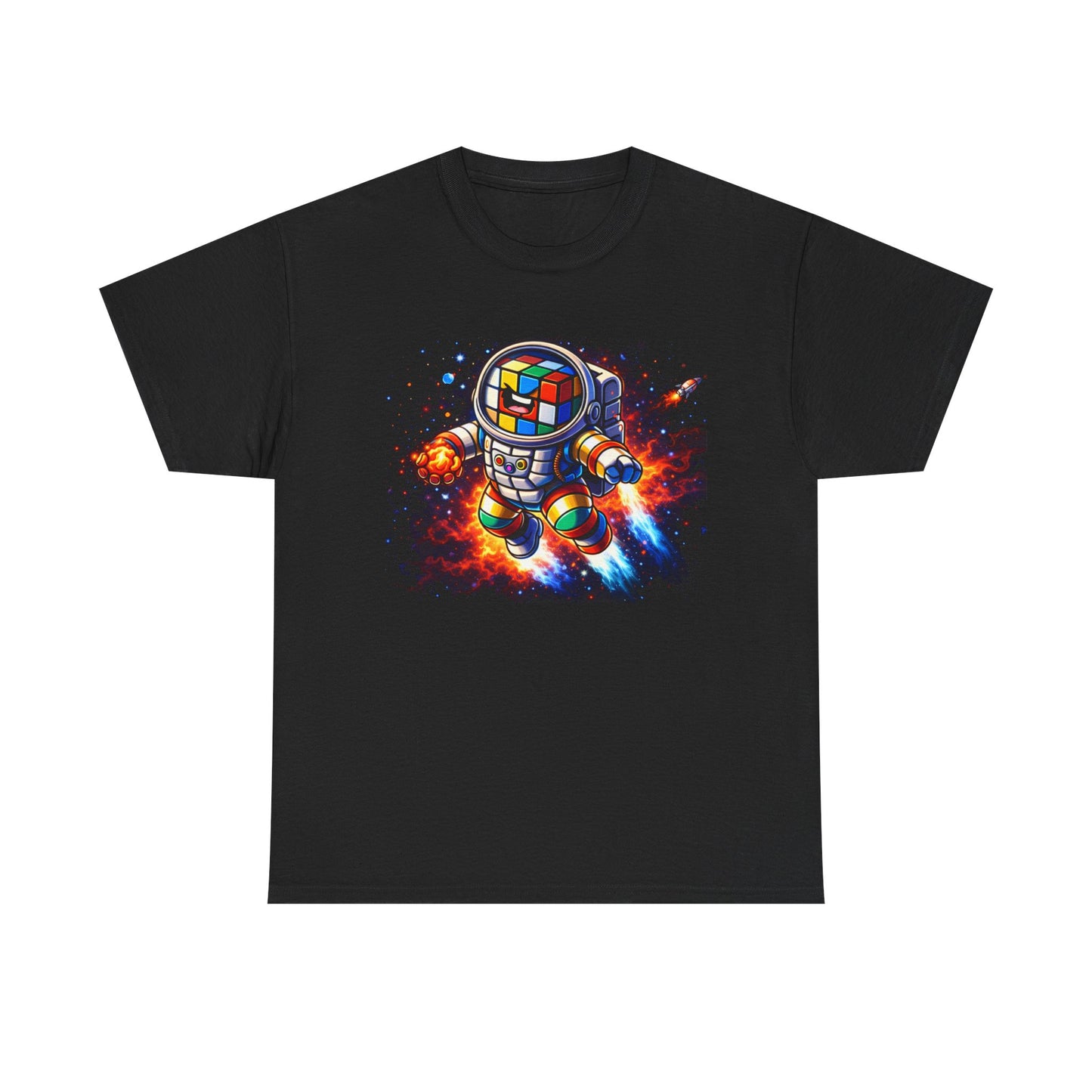 Cube Astronaut Graphic | T-Shirt