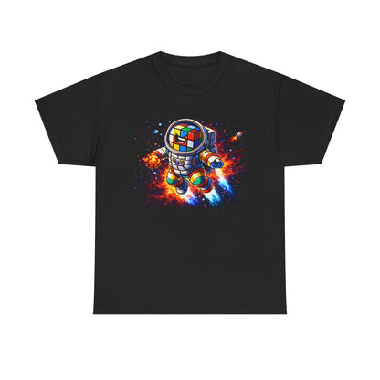 Cube Astronaut Graphic | T-Shirt
