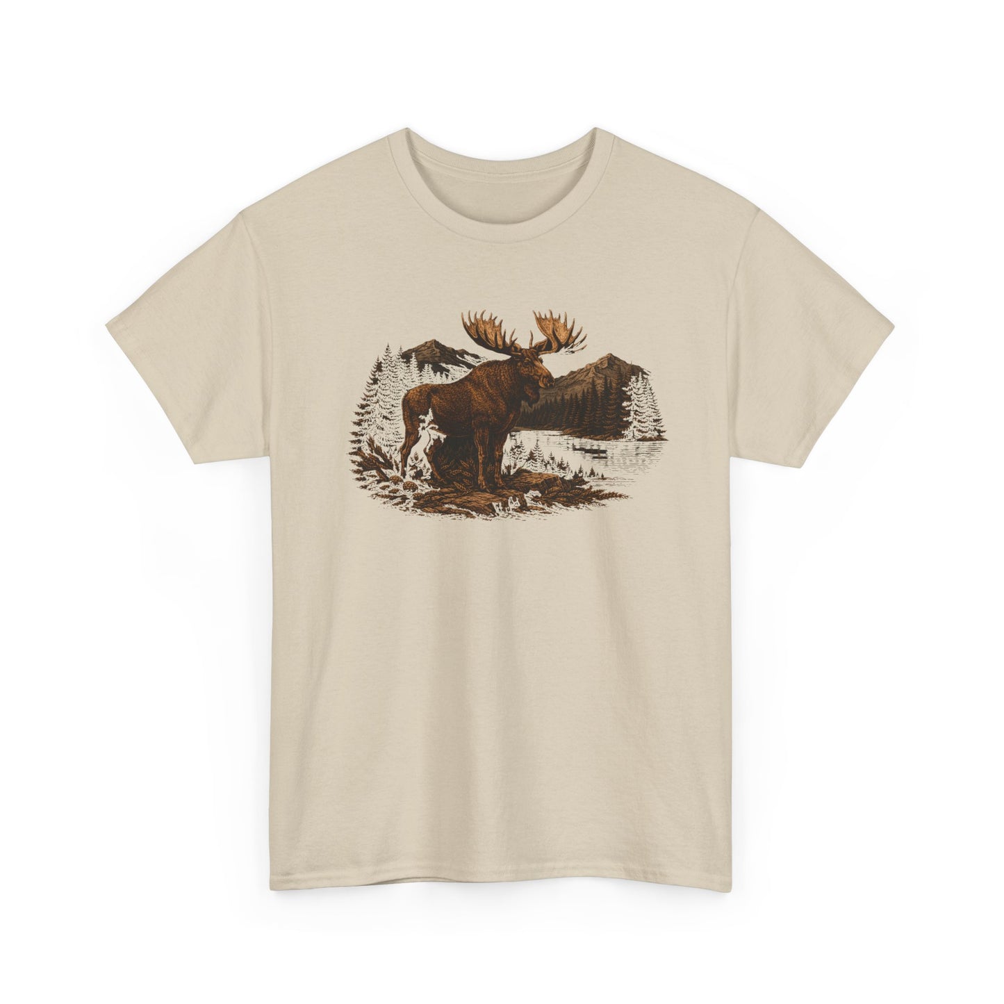 Woodland Collection Moose Graphic | T-shirt