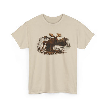 Woodland Collection Moose Graphic | T-shirt