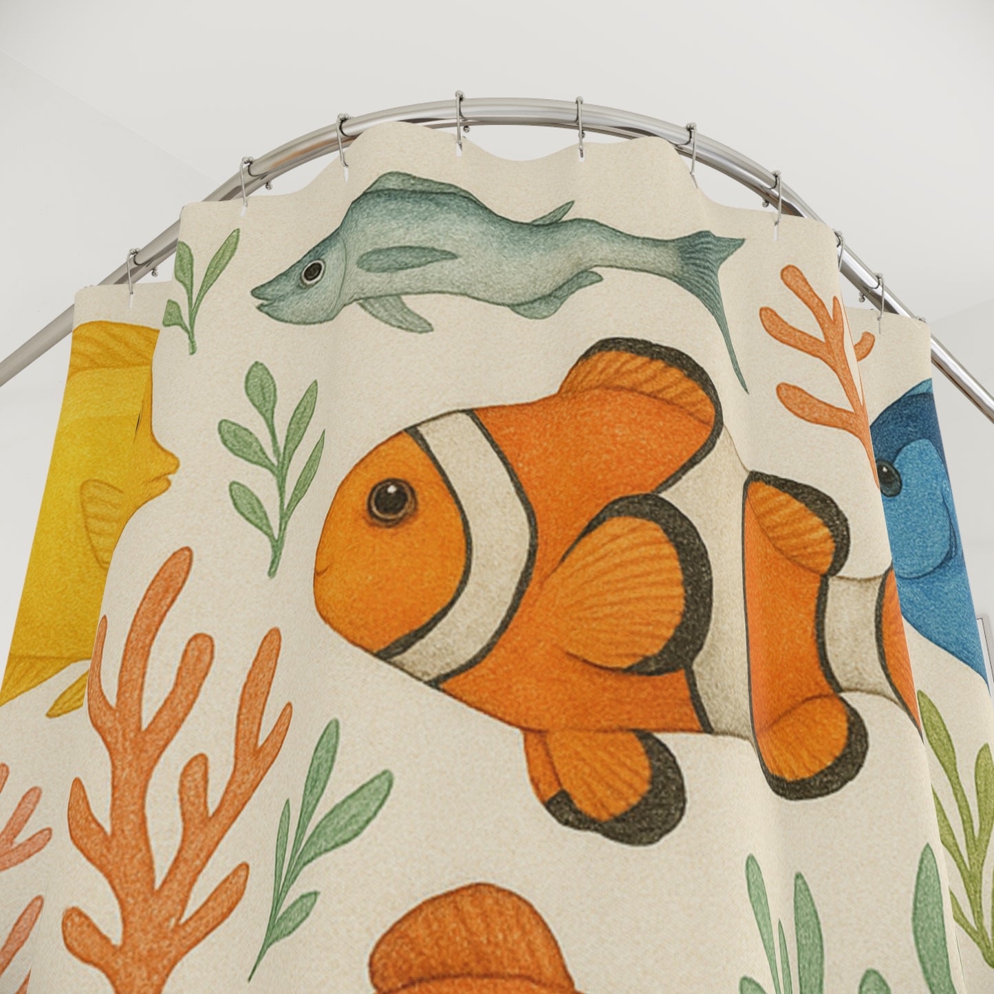 Tropical Fish Shower Curtain — Bathroom Decor | Accessories