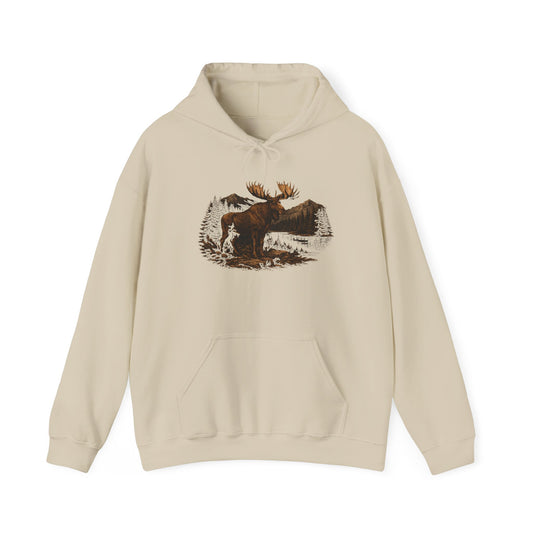 Woodland Collection Moose Graphic | Hoodie