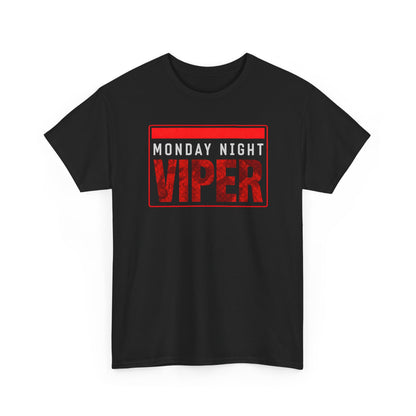 Monday Night Viper Tee — Retro Red Graphic T‑Shirt for Fans & Streetwear