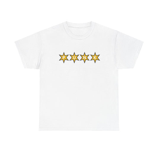 PUNK Star Yellow Black Outline Graphic | T-Shirt
