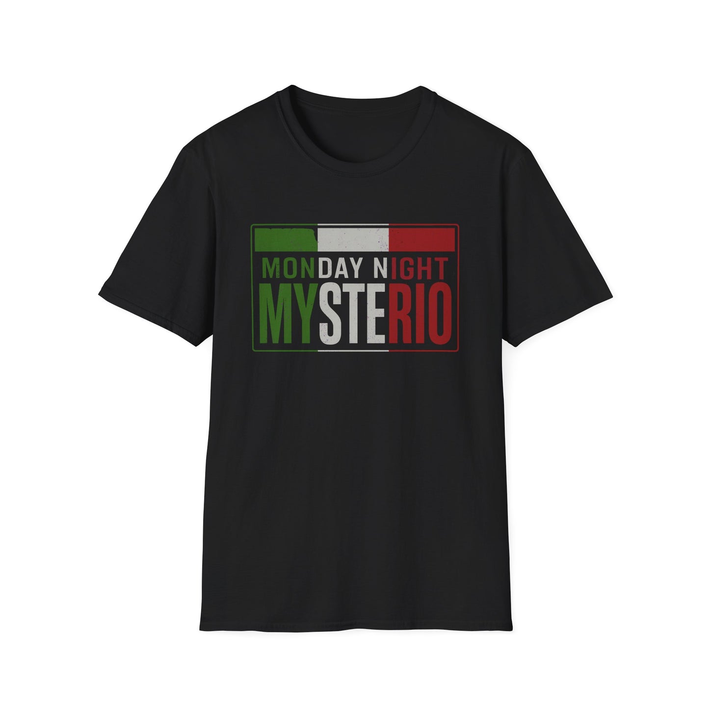 Unisex Softstyle T-Shirt: Monday Night MYSTERIO Graphic Tee, Ideal for Wrestling Fans, Comfortable Casual Wear, Gift for Him/Her, [...]
