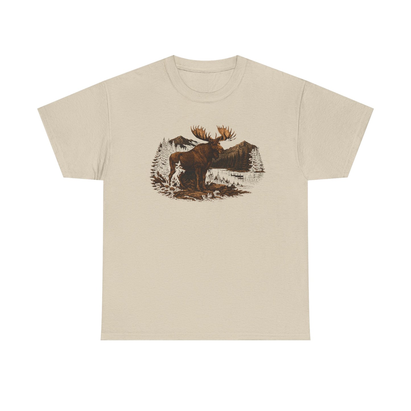 Woodland Collection Moose Graphic | T-shirt