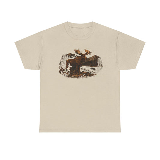 Woodland Collection Moose Graphic | T-shirt