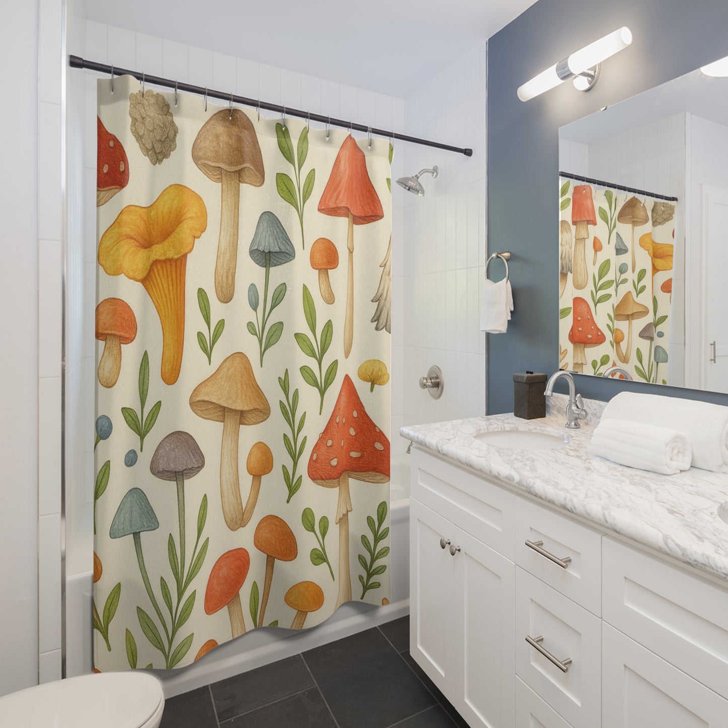 Mushroom Shower Curtain — Bathroom Decor | Accessories