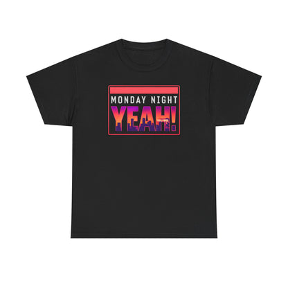 Monday Night Yeah! Tee — Retro Sunset Graphic T-Shirt