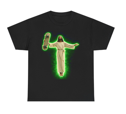 Christ Air Skateboard Graphic | T-shirt