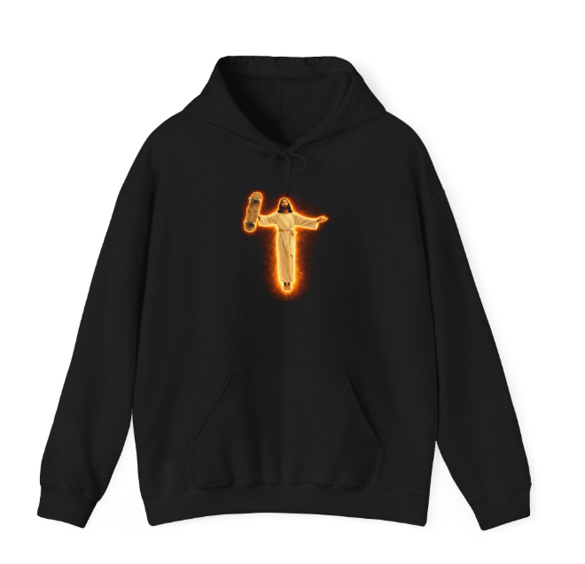 Christ Air Skateboard Graphic | Hoodie